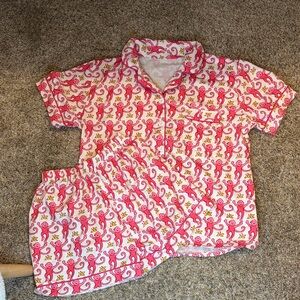 Pink and White Kids Pajamas